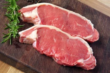 2 New York Strips - 1 inch