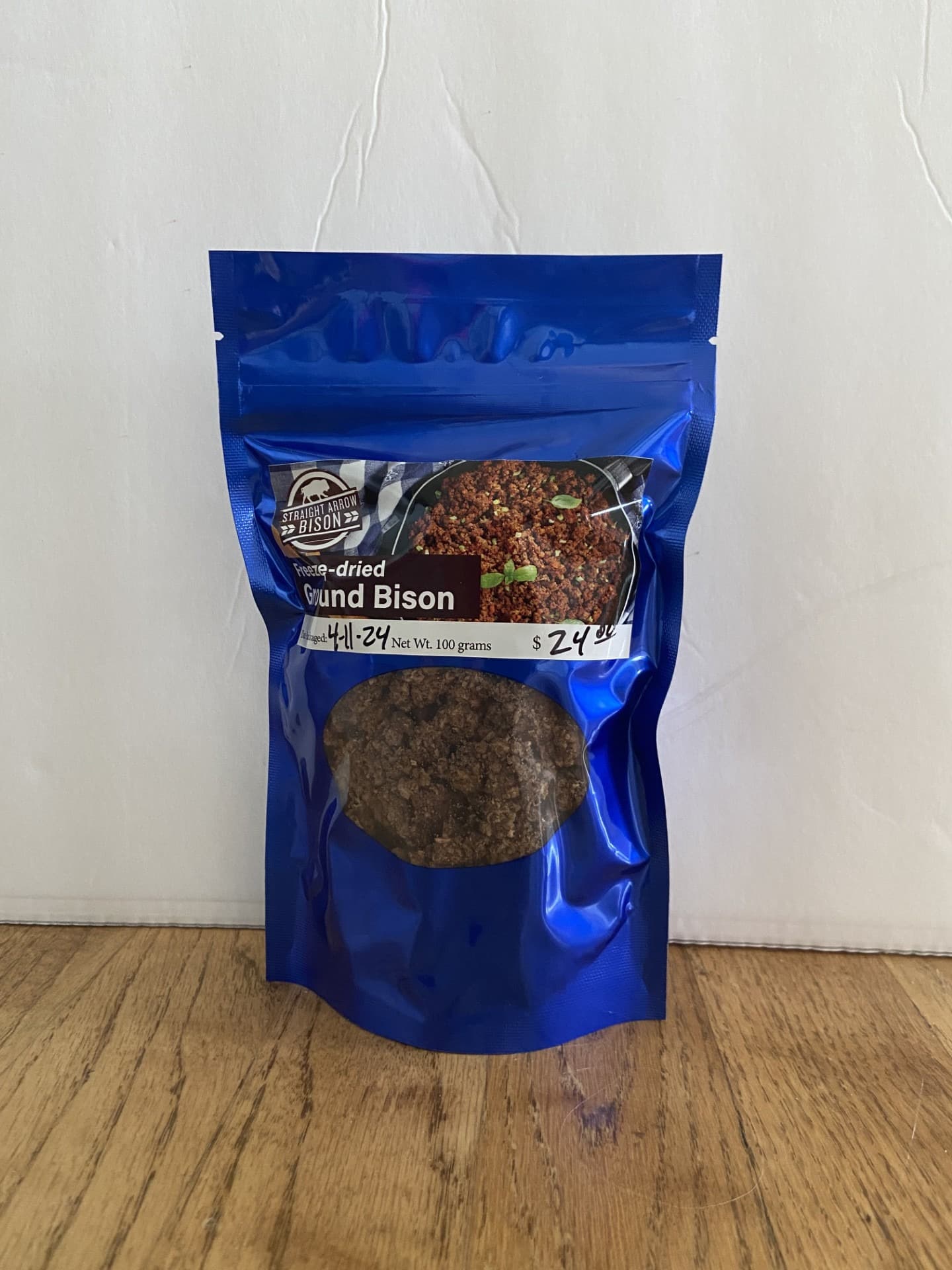 Freeze-Dried Cooked Ground Bison