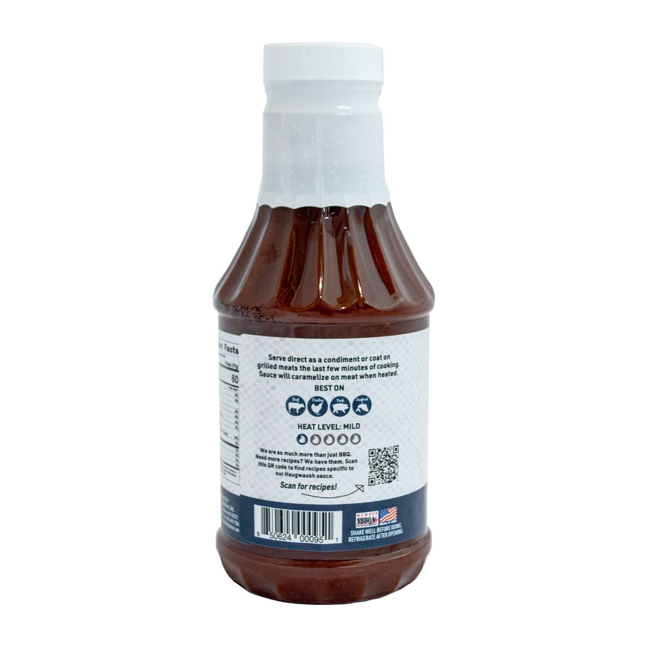 Haugwaush Gluten Free Natural BBQ Sauce 19 oz thumbnail 2