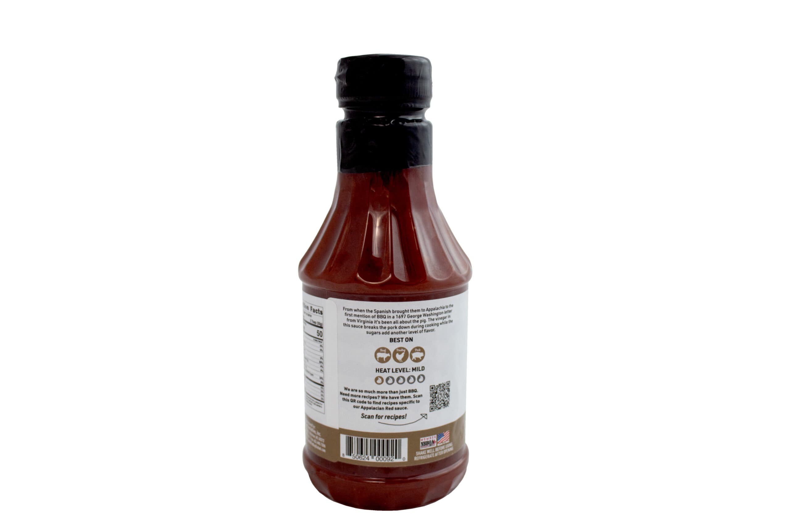 Appalachian Red Gluten Free Vinegar-Based BBQ Sauce 18 oz thumbnail 3