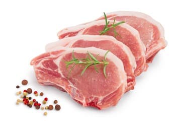 4 Pork Chops - 1/2 inch